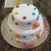 2 tier fondant cake from lallantop cake shop noida and east delhi From LallamTop Cake Shop