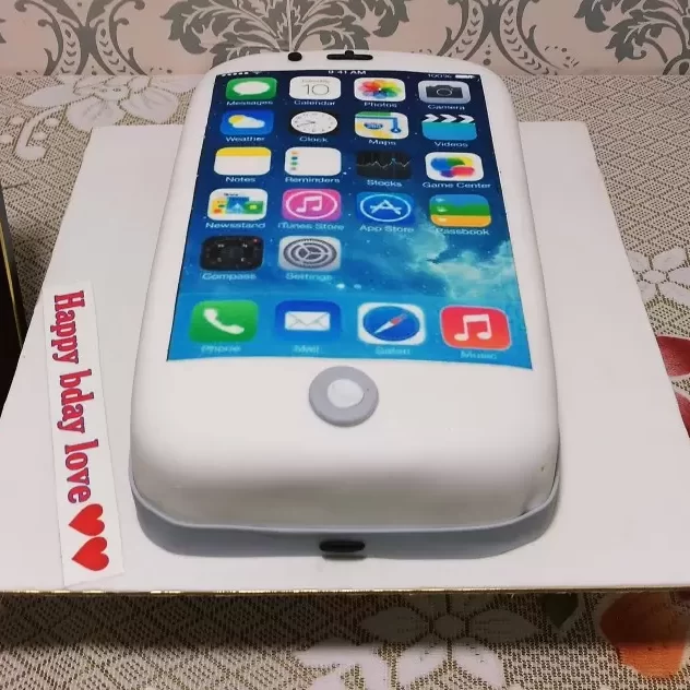 Amazing Iphone Fondant Cake 3 Amazing Iphone Fondant Cake From Lallantop Cake Shop - Delivery In East Delhi, South-East Delhi, Ghaziabad, And Noida