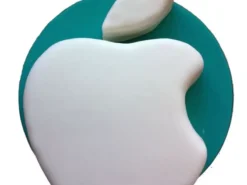 LallanTop Cake Shop presents Apple Logo Fondant Cake – Perfect for Special Occasions!