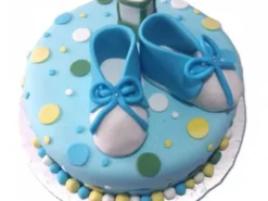 Baby Shower Fondant Cake