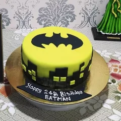 Batman Theme Customized Cake
