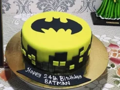 Batman Theme Customized Cake