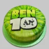 Ben 10 Logo Fondant Cake 2 Ben 10 Theme Fondant Cake From Lallantop Cake Shop Noida And East Delhi From Lallamtop Cake Shop