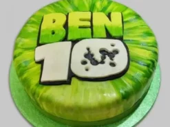 Ben 10 Logo Fondant Cake