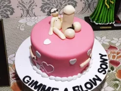 Big Dick Guy Fondant Cake