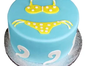Bikini Theme Fondant Cake