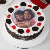 Black Forest Round Photo Cake 2 Black Forest Round Photo Cake From Lallamtop Cake Shop