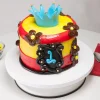 Blue Crown Fondant Cake 2 Blue Crown Fondant Cake From Lallantop Cake Shop Noida And East Delhi From Lallamtop Cake Shop