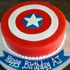 Captain America Shield Designer Cake 1 Captain America Shield Designer Cake From Lallantop Cake Shop Noida And East Delhi From Lallamtop Cake Shop