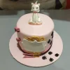 cat theme fondant cake from lallantop cake shop noida and east delhi From LallamTop Cake Shop