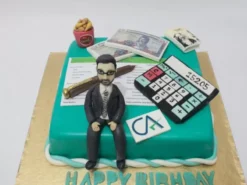 Chartered Accountant Customized Cake