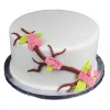 Cherry Blossom Pink Fondant Cake From Lallantop Cake Shop Noida And East Delhi From Lallamtop Cake Shop