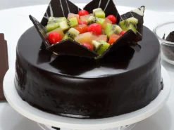 Chocolate Fruit Gateau Cake