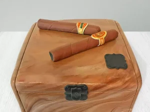 Cigar Box Fondant Cake