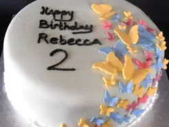 Colorful Butterfly Fondant Cake from LallanTop Cake Shop - Delivery in East Delhi, South-East Delhi, Ghaziabad, and Noida.