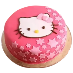 Cute Hello Kitty Birthday Cake