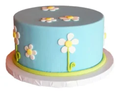 Daisy Theme Fondant Cake