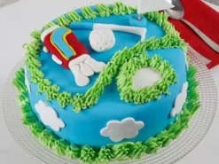 Designer Golf Fondant Cake