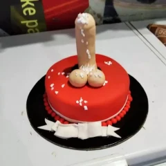 Dick Theme Fondant Cake from LallanTop Cake Shop