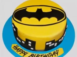 Electrifying Batman Fondant Cake