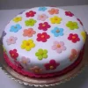 Floral Designer Fondant Cake 1 Floral Designer Fondant Cake By Lallantop Cake Shop - Delivery In East Delhi, South-East Delhi, Ghaziabad, And Noida