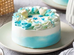 Floral Pineapple Cream Cake