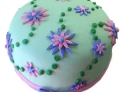 Flower Garden Fondant Cake from LallanTop Cake Shop - Delivery in East Delhi, South-East Delhi, Ghaziabad, and Noida