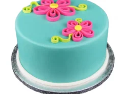 Flower Qilling Fondant Cake