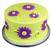 Flowers Green Purple Fondant Cake From Lallantop Cake Shop Noida And East Delhi From Lallamtop Cake Shop