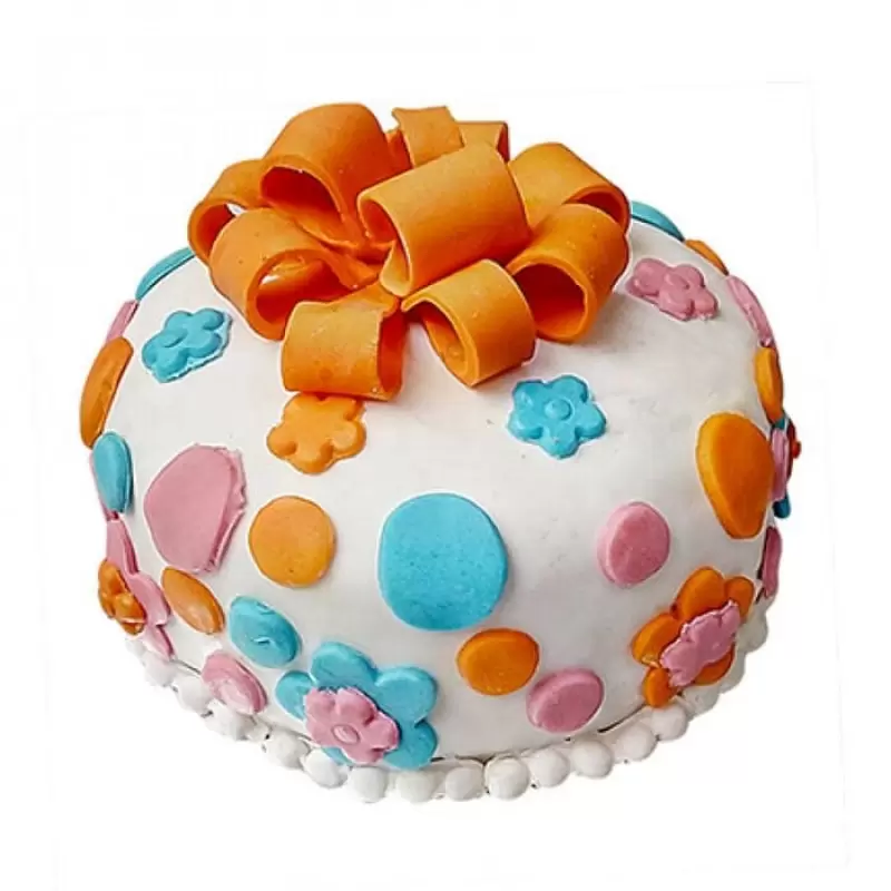 Fondant Baby Bash Cake 3 Fondant Baby Bash Cake From Lallantop Cake Shop - Delivery In East Delhi, South-East Delhi, Ghaziabad, And Noida