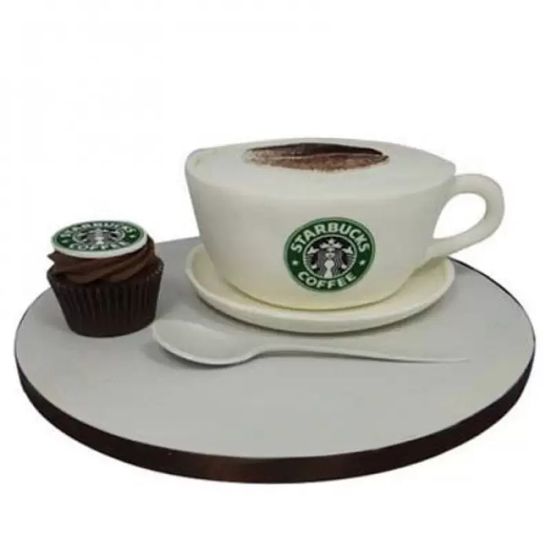 Forever Starbucks Fondant Cake 3 Forever Starbucks Fondant Cake