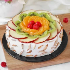 fresh fruit almond cake From LallamTop Cake Shop