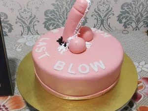 Funny Dick Theme Fondant Cake - LallanTop Cake Shop