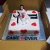 game over bachelorette party cake from lallantop cake shop noida and east delhi From LallamTop Cake Shop