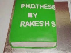 Green Book Fondant Cake