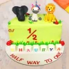 halfway to one fondant cake from lallantop cake shop noida and east delhi From LallamTop Cake Shop