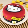 Hello Kitty Red Fondant Cake 2 Hello Kitty Chocolate Fondant Cake From Lallantop Cake Shop Noida And East Delhi From Lallamtop Cake Shop