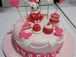 Hello Kitty Party Fondant Cake