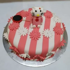 Hello Kitty Theme Fondant Cake from LallanTop Cake Shop