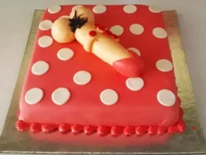 Hen Themed Naughty Cake