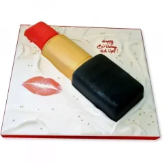 Hot Lipstick Fondant Cake