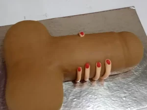 Huge Dick In Hand Fondant Cake