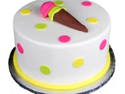 Ice Cream Theme Fondant Cake