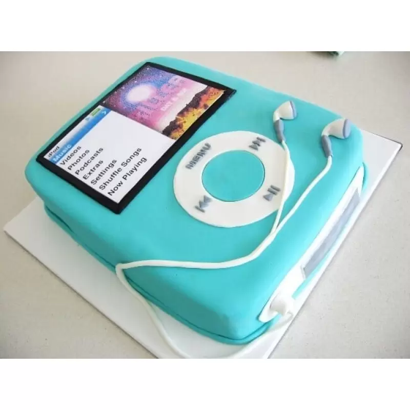 Ipod Shape Fondant Cake 3 Lallantop Cake Shop Ipod Shape Fondant Cake - Delivery In East Delhi, South-East Delhi, Ghaziabad, And Noida