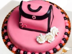 Ladies Purse Fondant Cake