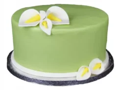 Lily Theme Fondant Cake