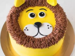 Lion Face Semi Fondant Cake from LallanTop Cake Shop - Delivery in East Delhi, South-East Delhi, Ghaziabad, and Noida