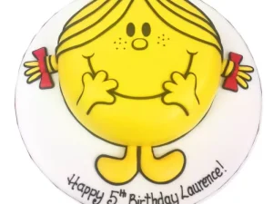 Little Miss Sunshine Fondant Cake