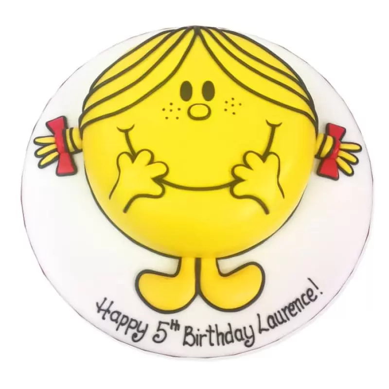 Little Miss Sunshine Fondant Cake 3 Little Miss Sunshine Fondant Cake