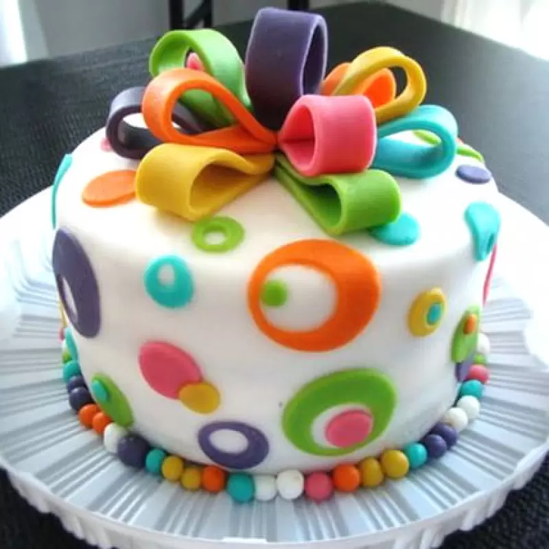 Love Confession Fondant Cake 3 Love Confession Fondant Cake